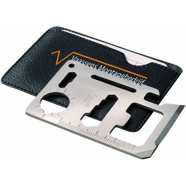 15 v 1 karta s náradím, strieborná/čierna 15 v 1 karta s náradím, strieborná/čierna