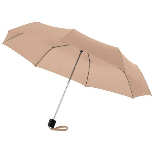 21,5" skladací dáždnik Ida, hnedá Oatmeal 21,5" skladací dáždnik Ida, hnedá Oatmeal