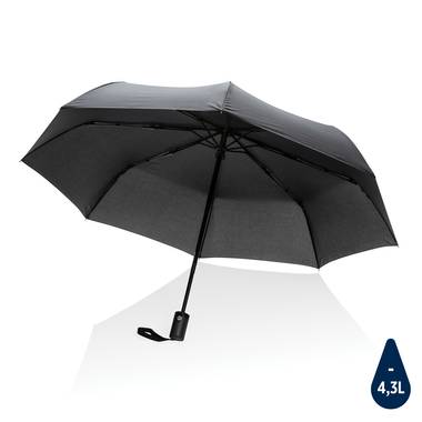 21" auto-open/close dáždnik Impact zo 190T RPET AWARE™, čierna