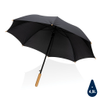Obrázok produktu 23" bambusový auto-open dáždnik Impact zo 190T RPET AWARE™, čierna