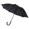 Obrázok produktu 23" dáždnik Fontana s automatickým otváraním a zahnutou rukoväťou vzhľadu uhlíkovej ocele, čierna