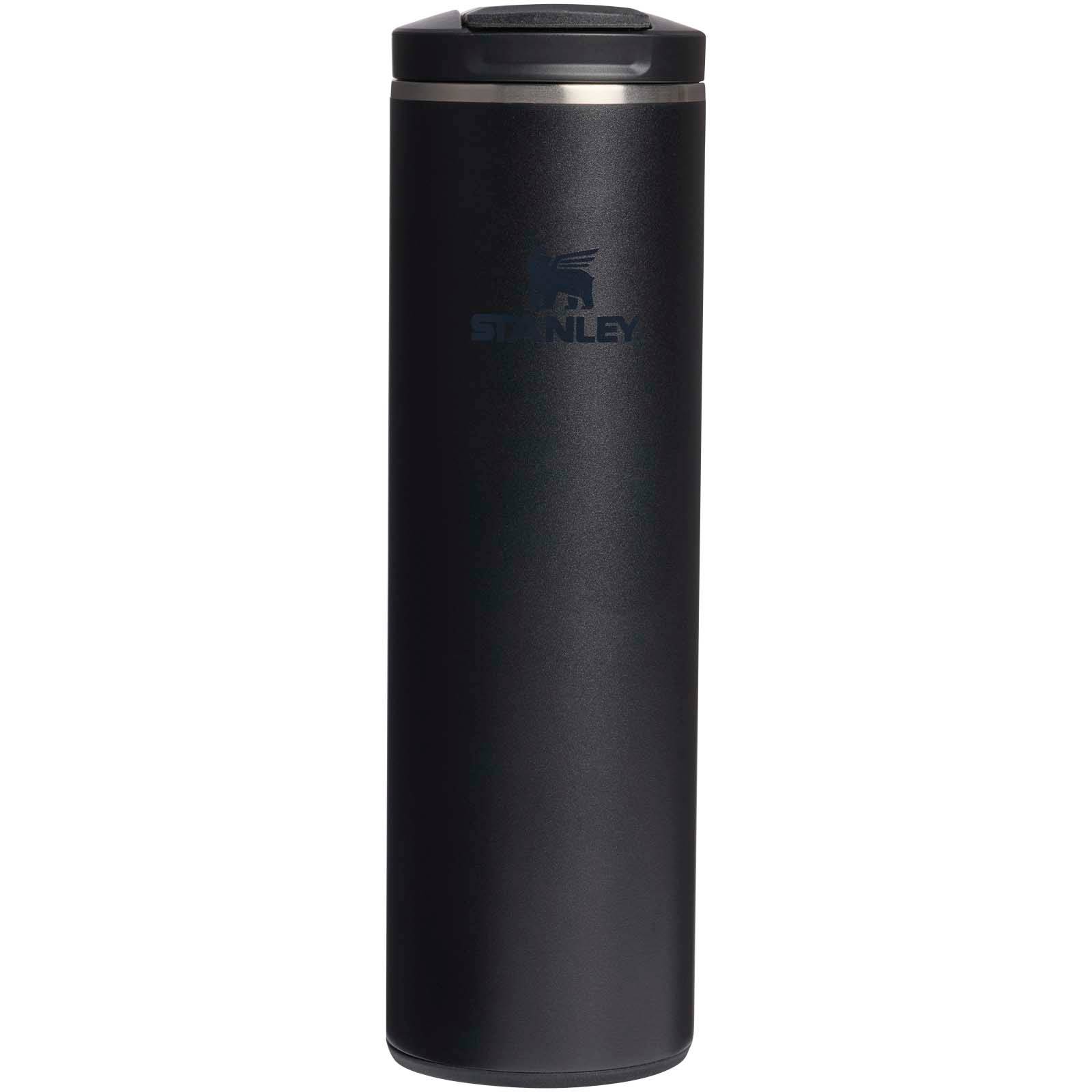 470ml cestovný hrnček Stanley Transit Fliptop, čierna 