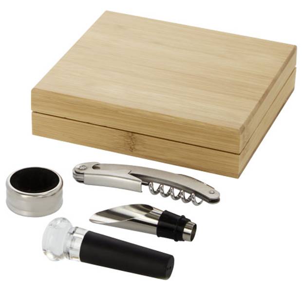 4dielna sada na víno Syrat, sivá 4dielna sada na víno Syrat, sivá