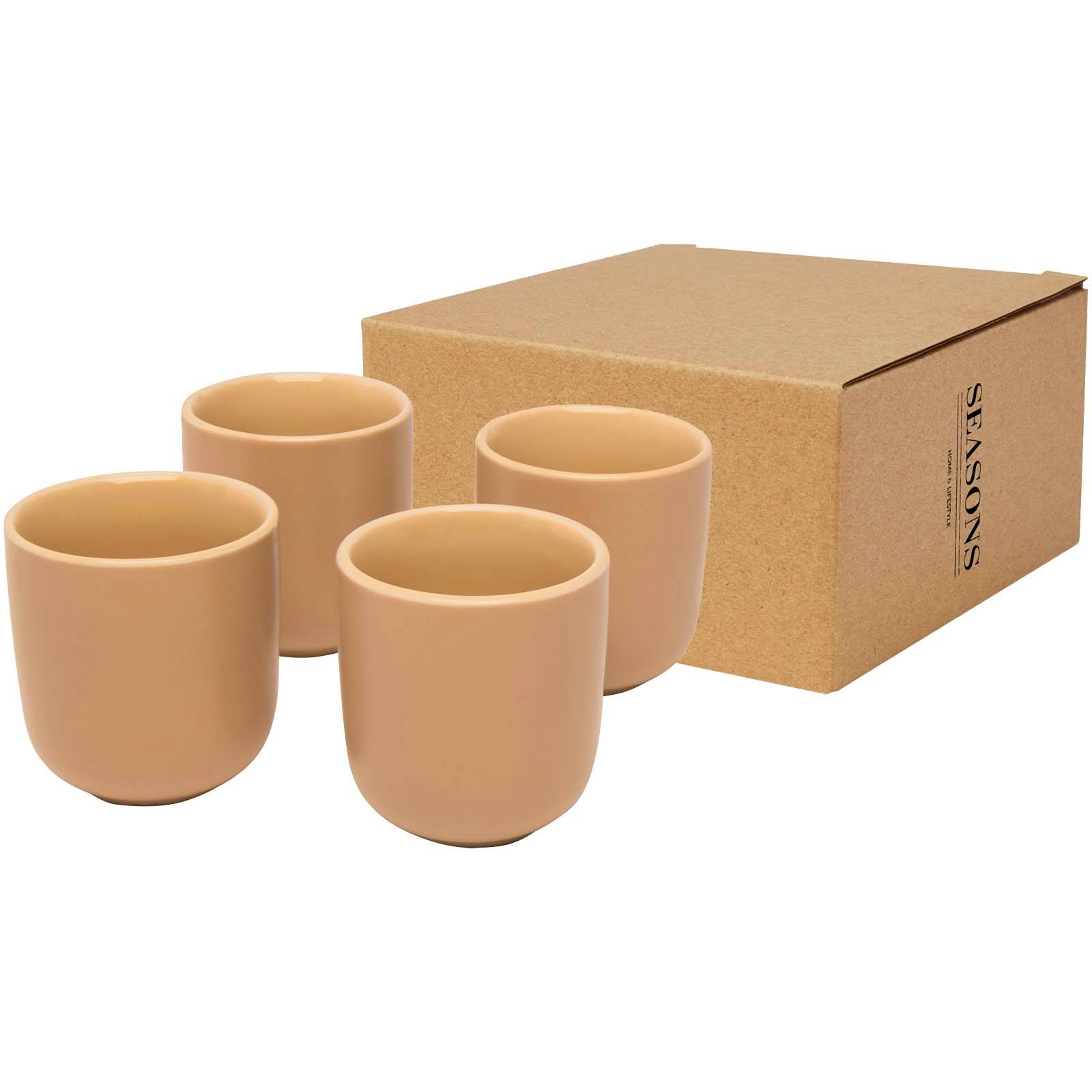4dielna šálka na espresso 90 ml Male, hnedá Oatmeal