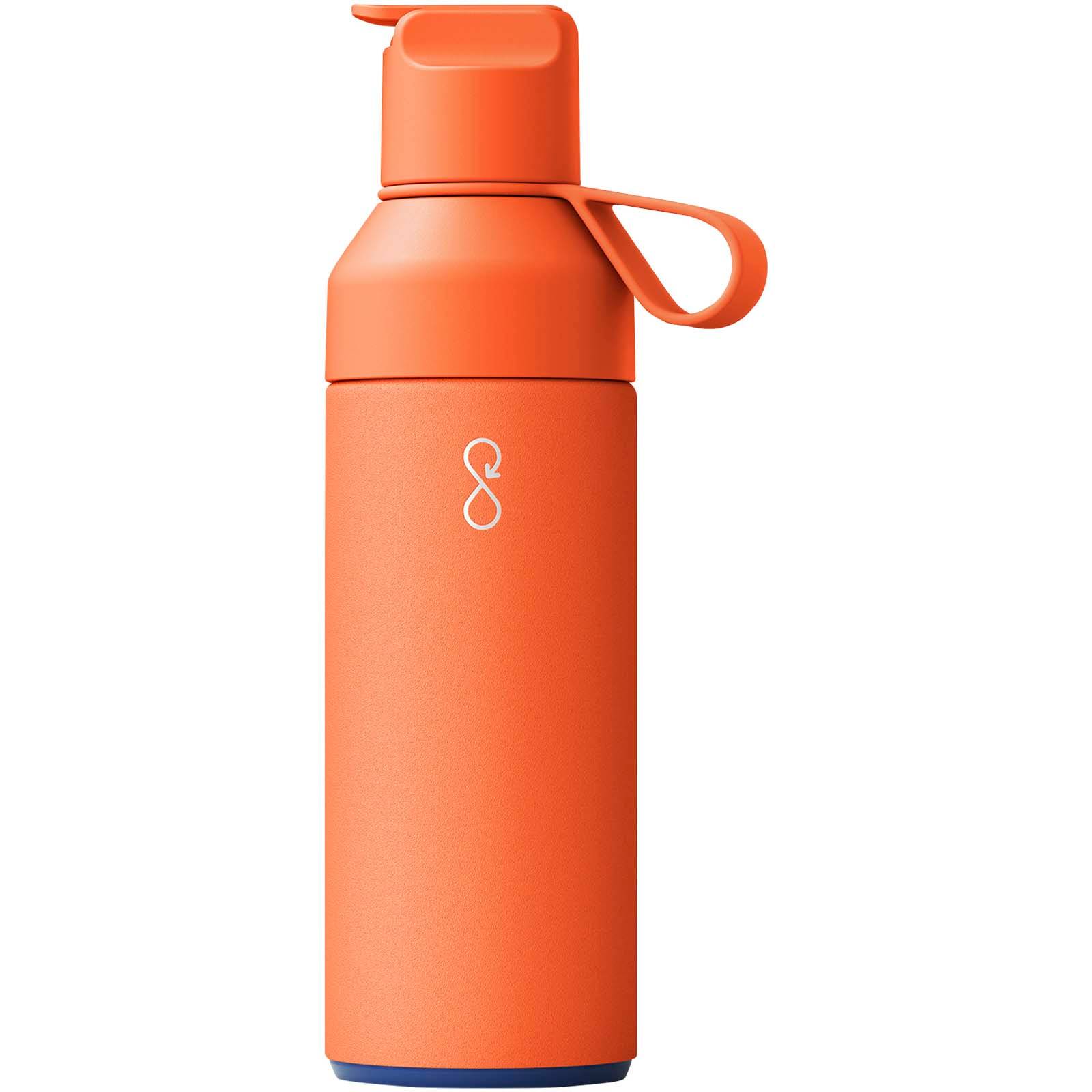 500ml fľaša na vodu s tepelnou izoláciou Ocean Bottle GO, oranžová Sun