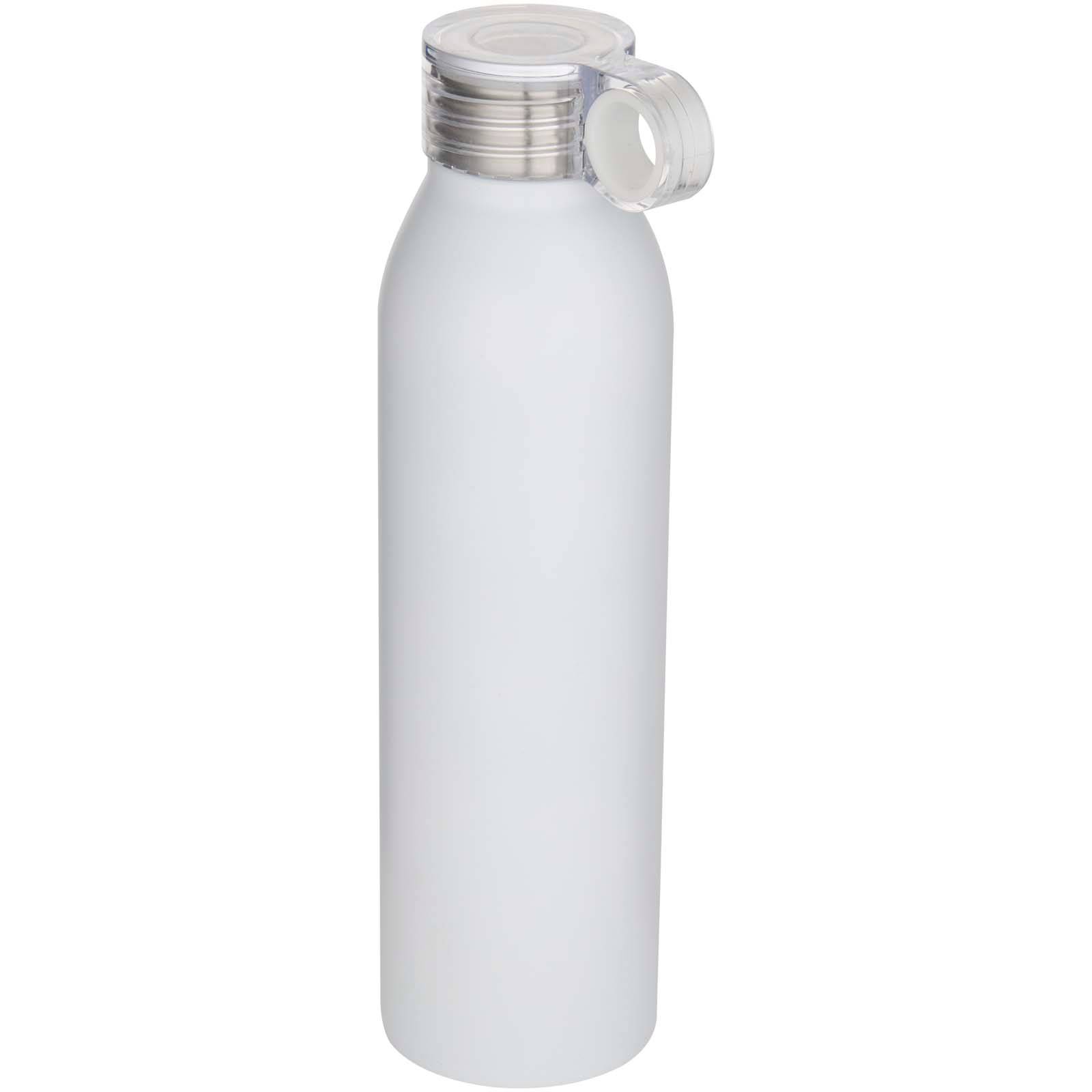 650ml fľaša na vodu Grom z recyklovanej nerezovej ocele , biela