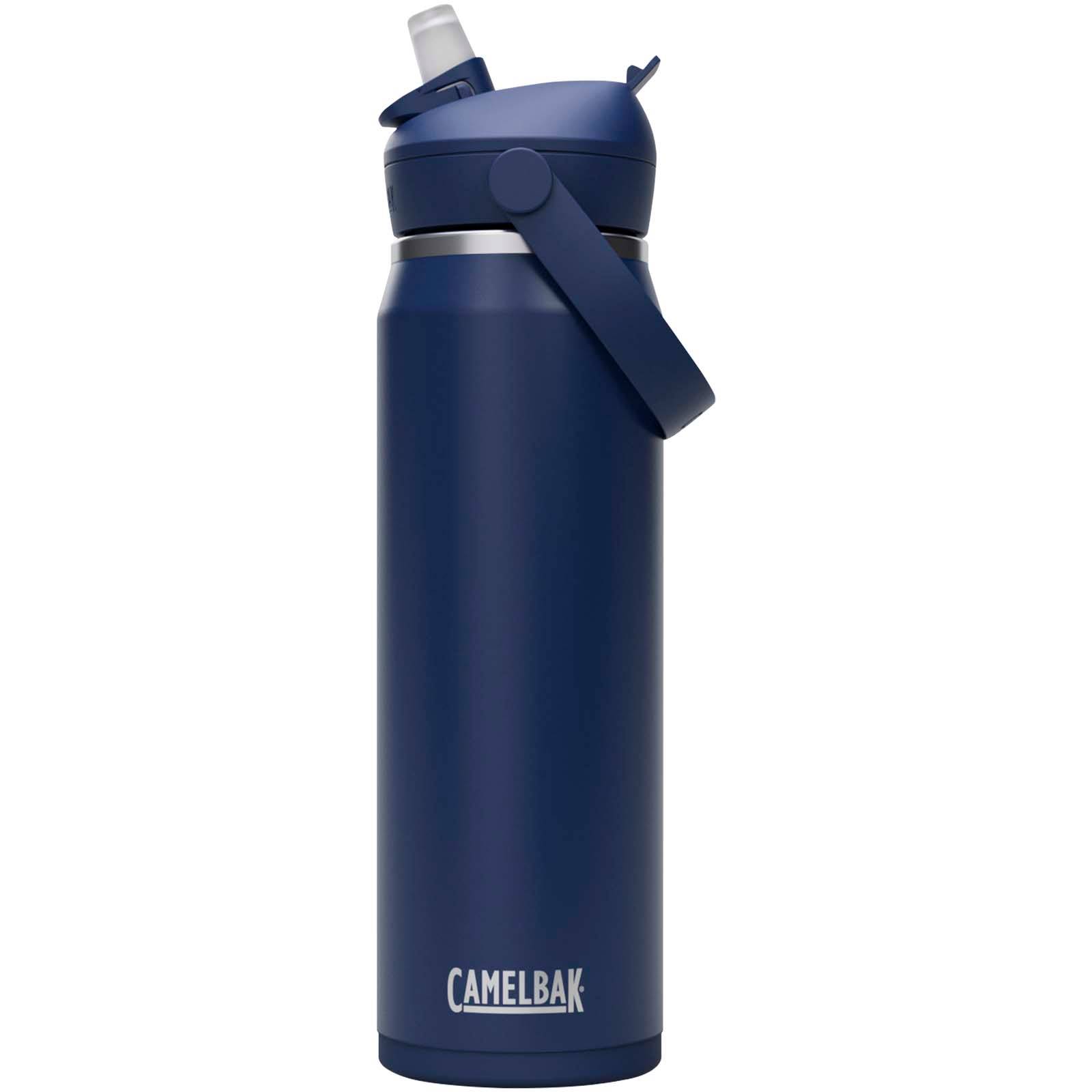 750ml fľaša na vodu Camelbak® Thrive Flip VSS z nerezovej ocele s výklopnou slamkou, modrá Navy