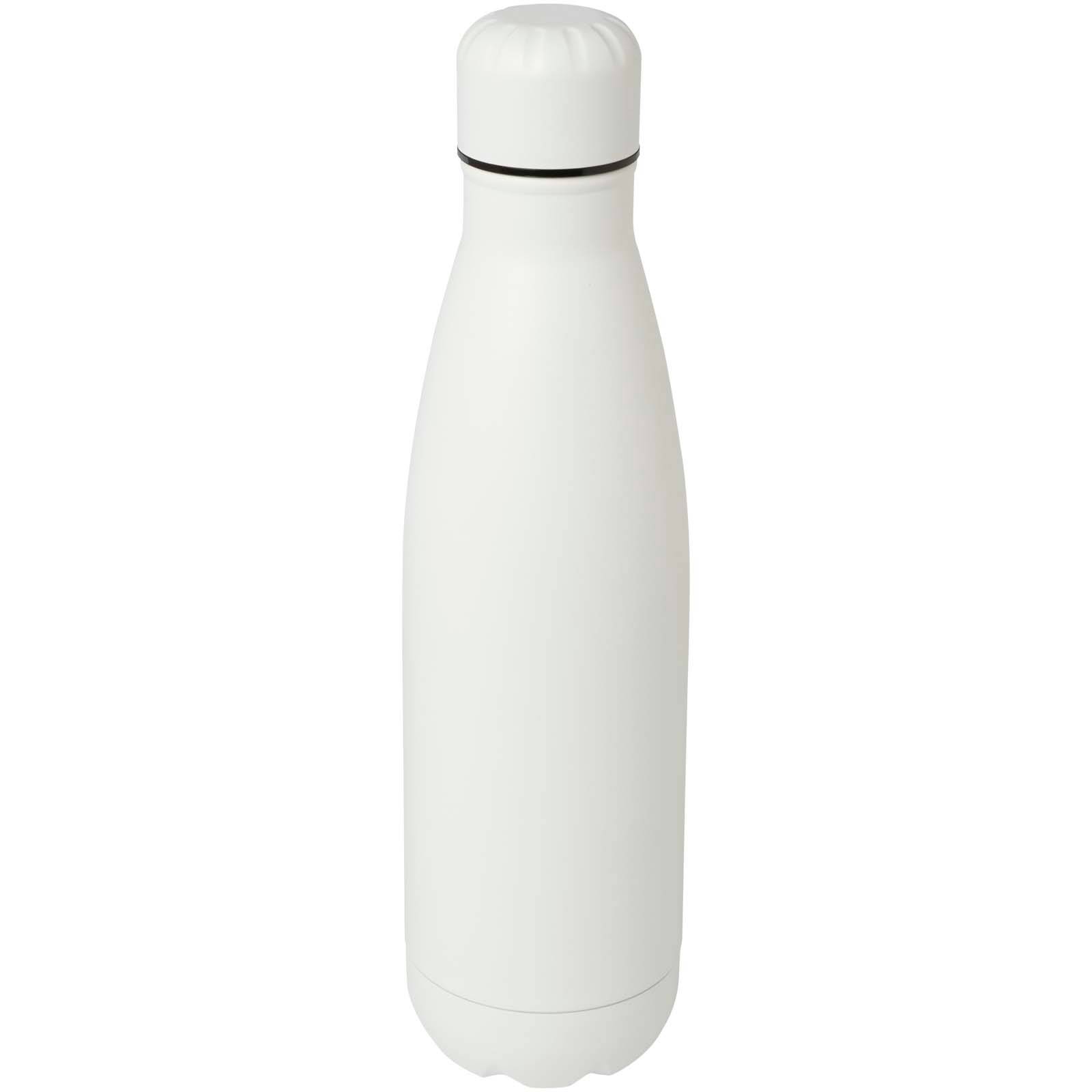 750ml RCS recykl. jednostenná nerezová fľaša Cove, biela