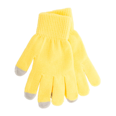 Obrázok ku produktu Actium dotykové rukavice na obrazovku, žltá