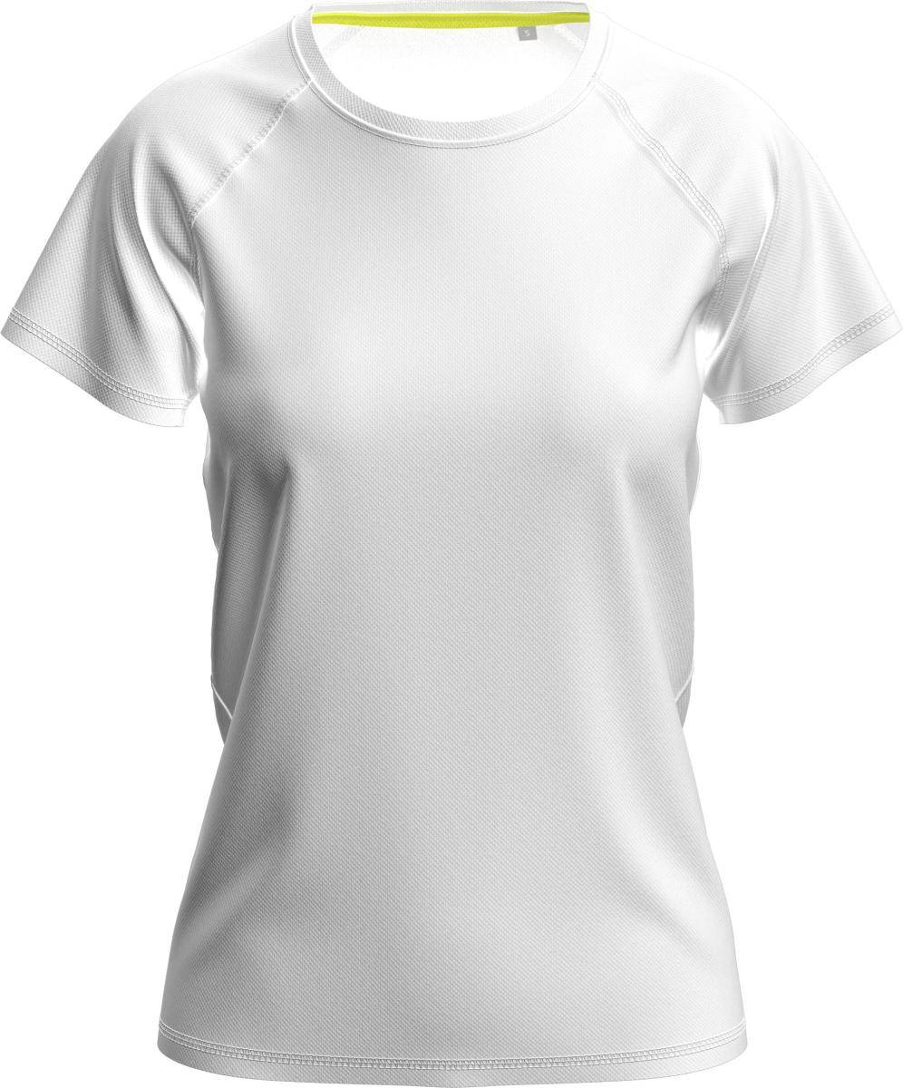 Active 140 Raglan - Crew neck Tričko dámske STEDMAN, biela, XXL