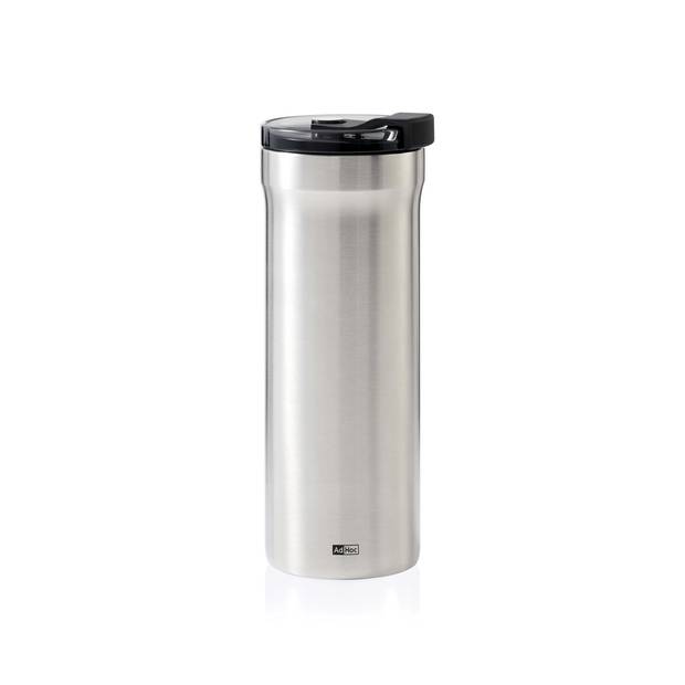 AdHoc Termohrnček Pulse, sivá Silver - sivá AdHoc Termohrnček Pulse, sivá Silver - sivá