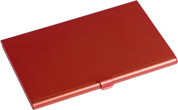 ALBAN kovový vizitkár, červená