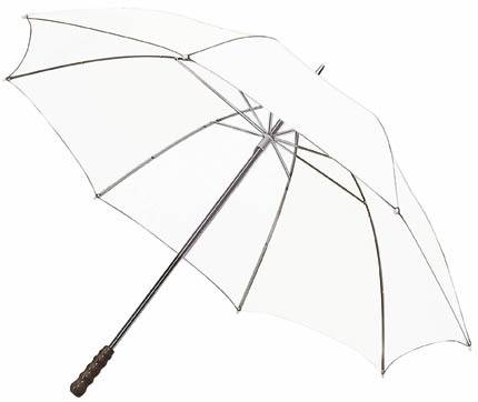 ALBRECHT velký golfový deštník, bílá