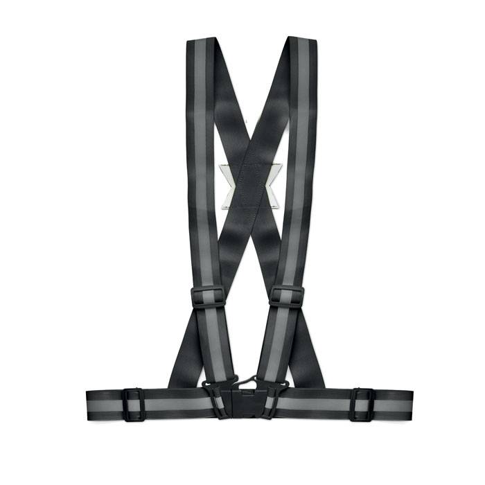 ALLVISIBLE Reflexní pás na tělo , černá