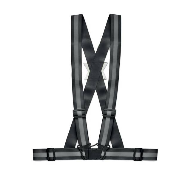 ALLVISIBLE Reflexný pás na telo , čierna ALLVISIBLE Reflexný pás na telo , čierna