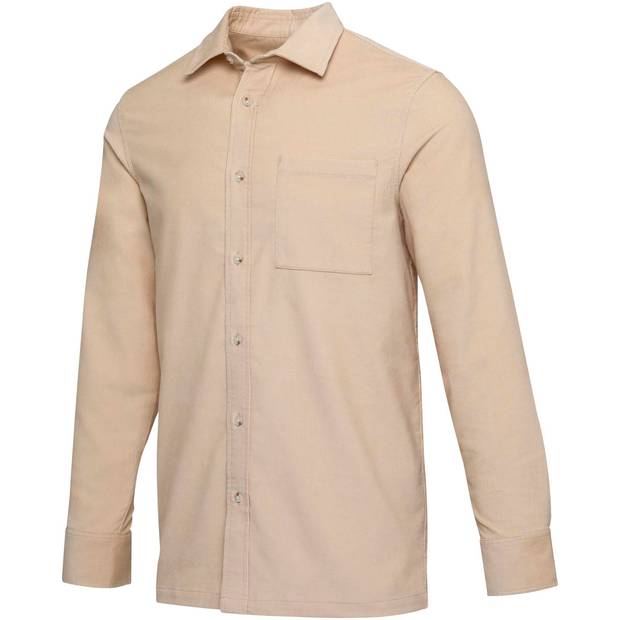 Alum menčestrová unisex košeľa, hnedá Oatmeal, XS Alum menčestrová unisex košeľa, hnedá Oatmeal, XS
