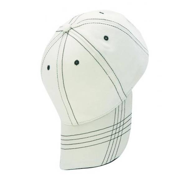 ANDREW šesťpanelová šiltovka, biela ANDREW šesťpanelová šiltovka, biela