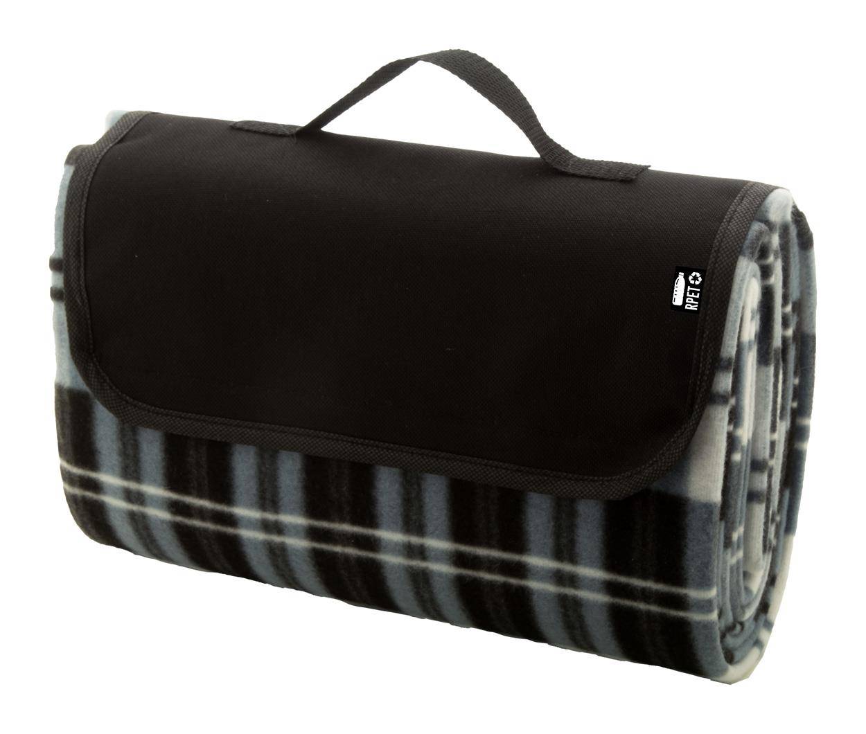 Angama RPET pikniková deka, černá