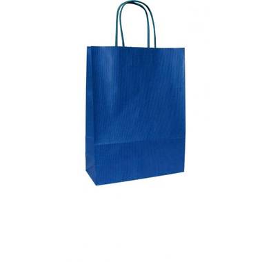 ANKA 18 Papierová darčeková taška, 18x8x25 cm, modrá