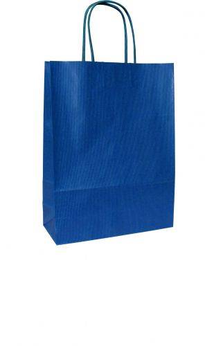 ANKA 18 Papírová dárková taška, 18x8x25 cm, modrá