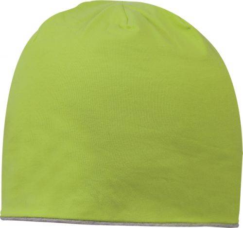 ANOMANDER oboustranná hladká zimní čepice, zelená