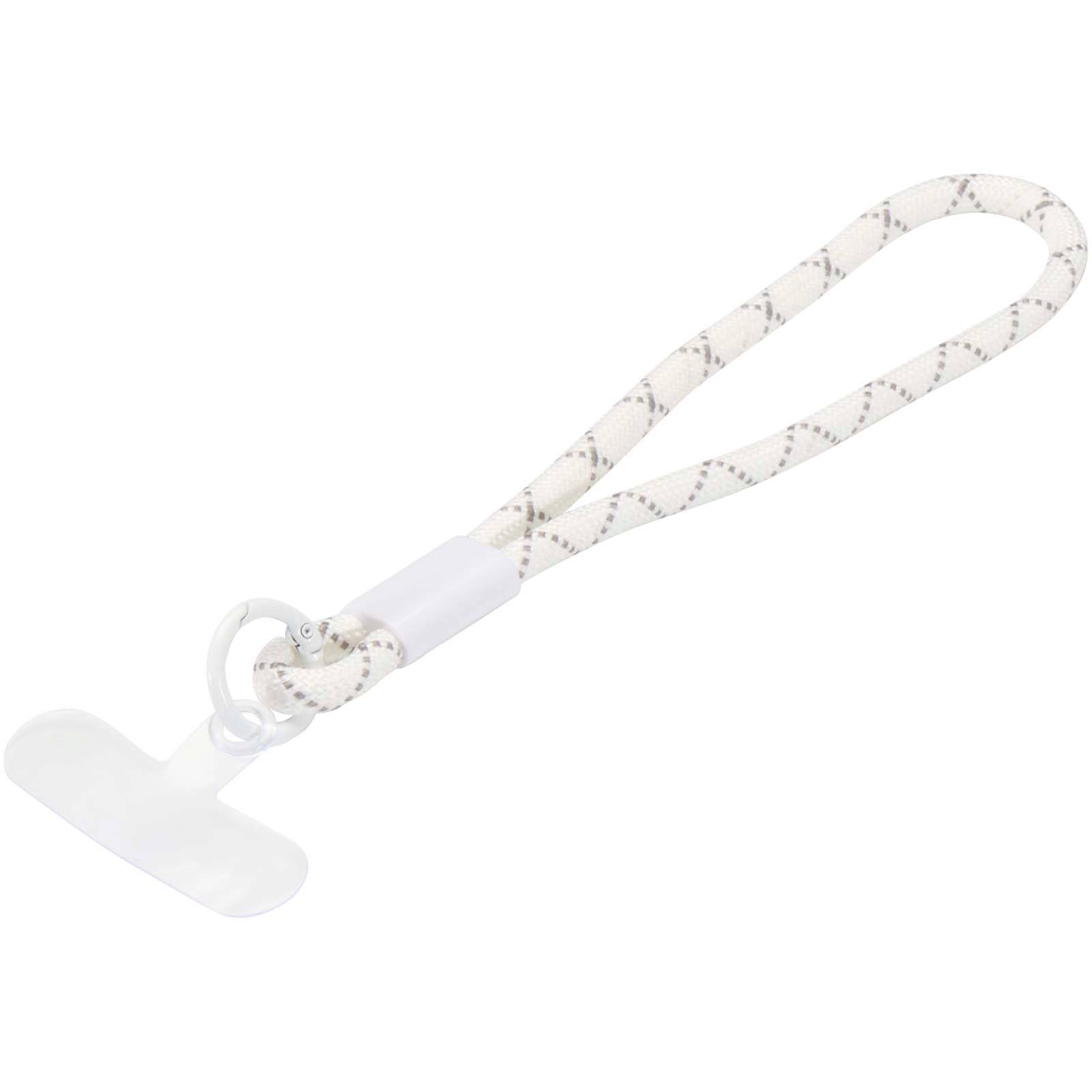 Arich náramok na smart telefón z recykl. plastu, biela