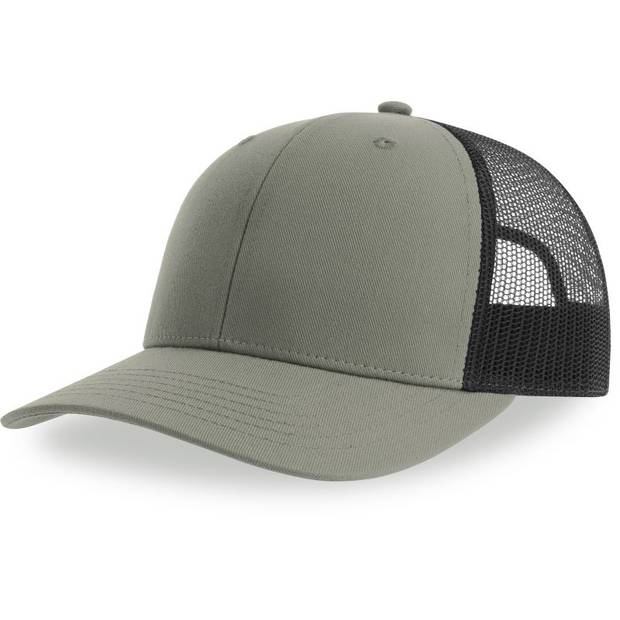 Atlantis | Bryce, 6 panelová Trucker šiltovka, sivá - čierna, onesize Atlantis | Bryce, 6 panelová Trucker šiltovka, sivá - čierna, onesize