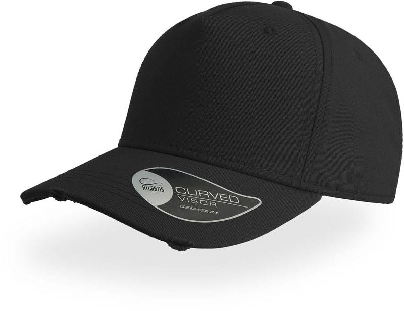 Atlantis | Cargo, 5 panelová šiltovka "Cargo", čierna