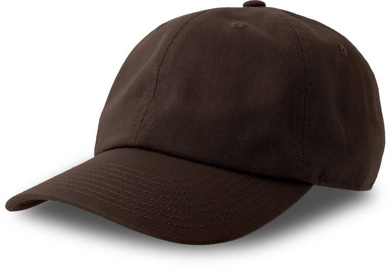 Atlantis | Dad Hat-S, 6 panelová baseballová šiltovka, hnedá, onesize
