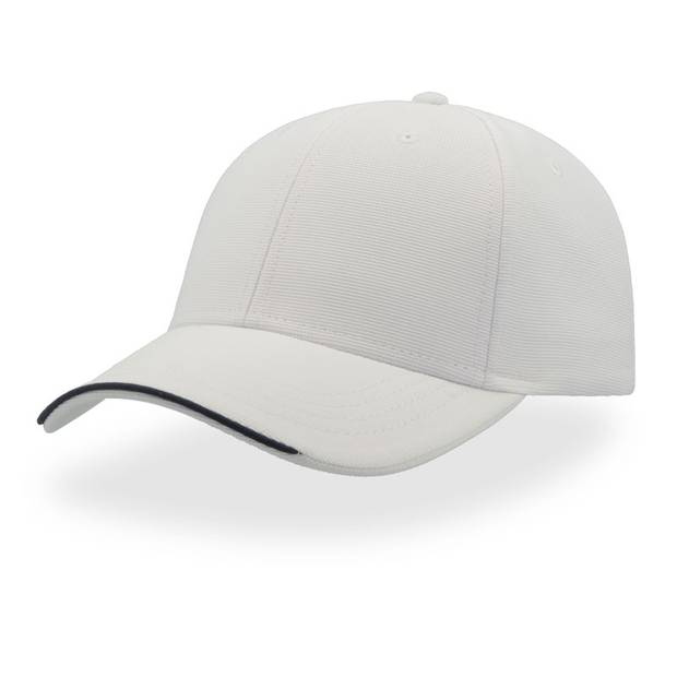 Atlantis | Estoril-S, 6 panelová šiltovka, biela Atlantis | Estoril-S, 6 panelová šiltovka, biela