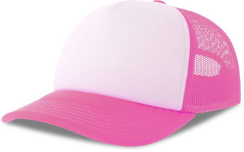 biela - červená fuchsia Fluo