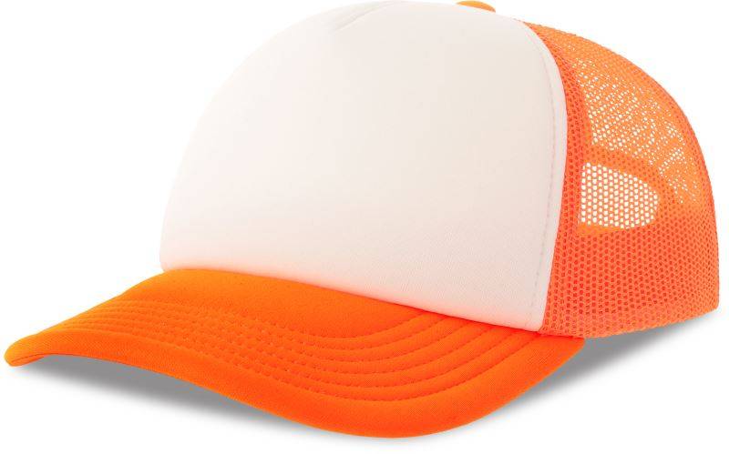 biela - oranžová Fluo