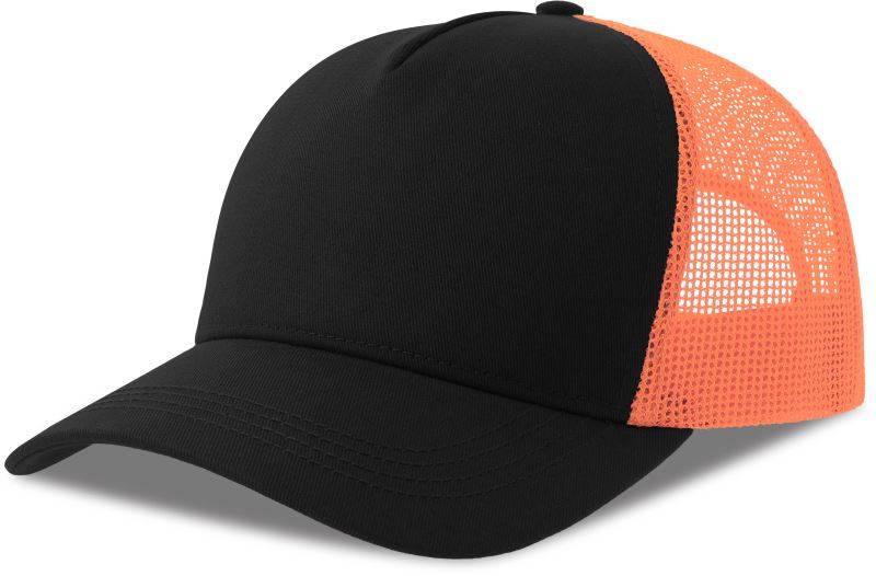 čierna - oranžová Fluo