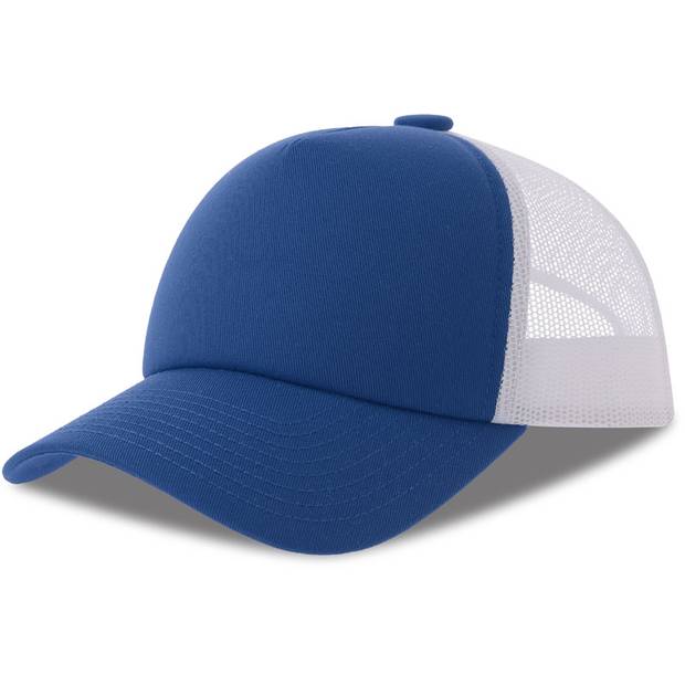 Atlantis | Record-S, 5 panelová Trucker šiltovka, modrá Royal, onesize Atlantis | Record-S, 5 panelová Trucker šiltovka, modrá Royal, onesize
