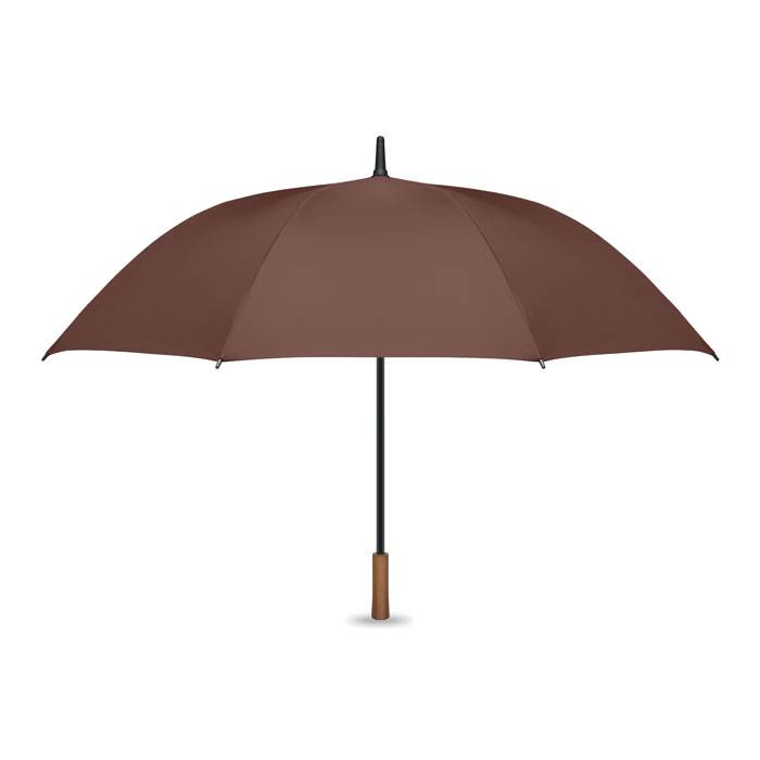 Automatický 27" dáždnik, hnedá