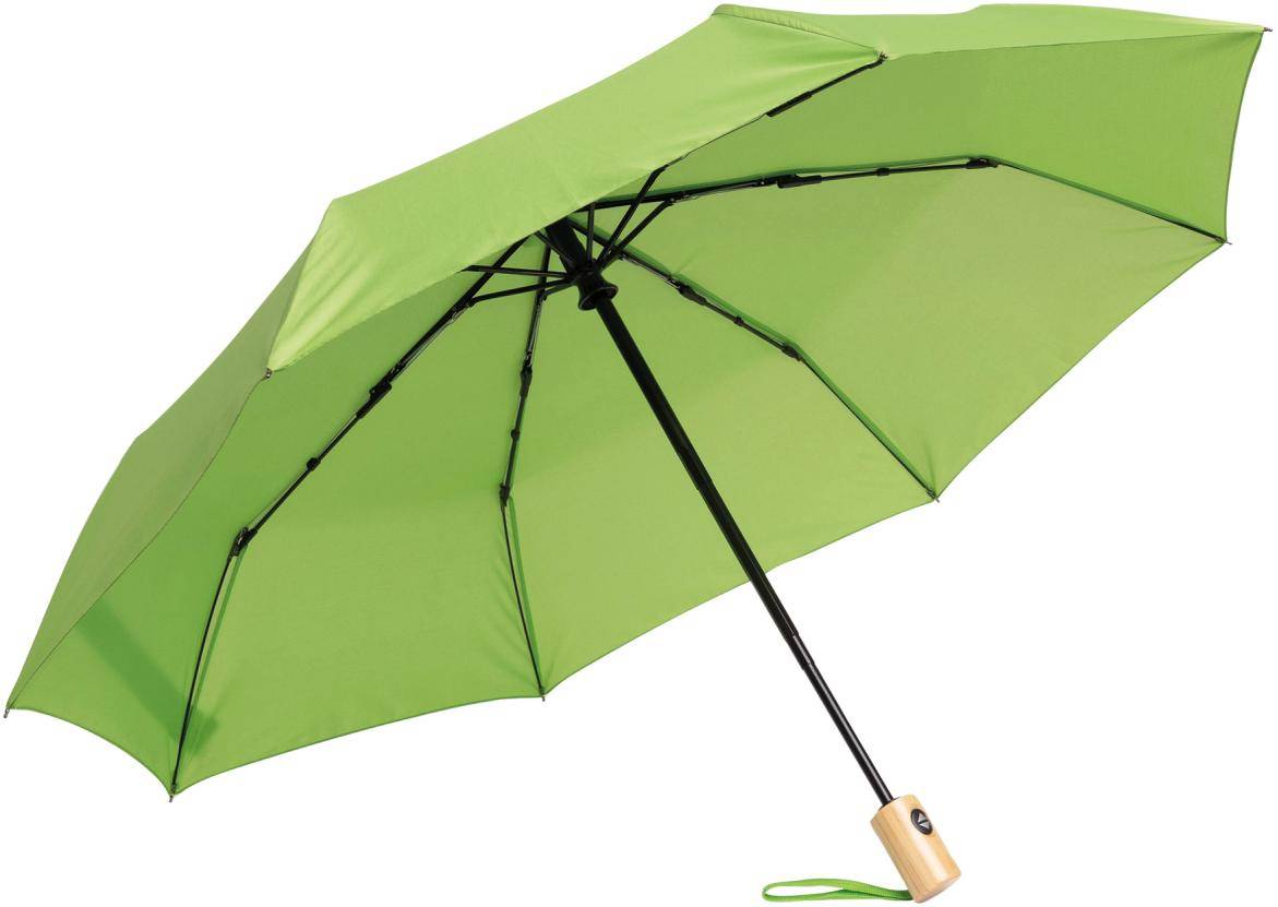 Automatický skladací dáždnik "Calypso", zelená svetlá