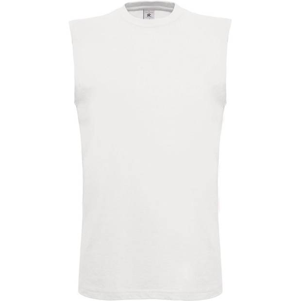 B&C | Exact Move, Pánské tričko bez rukávů, bílá, S B&C | Exact Move, Pánské tričko bez rukávů, bílá, S