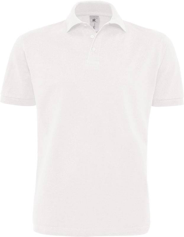 B&C | Heavymill, Piqué polo, biela, S