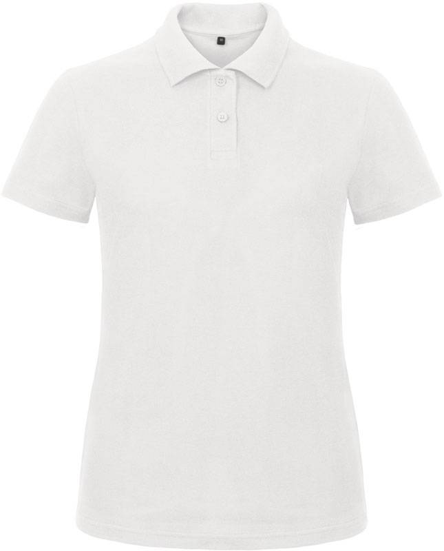 B&C | ID.001 /women, Dámské piqué polo, bílá, XS