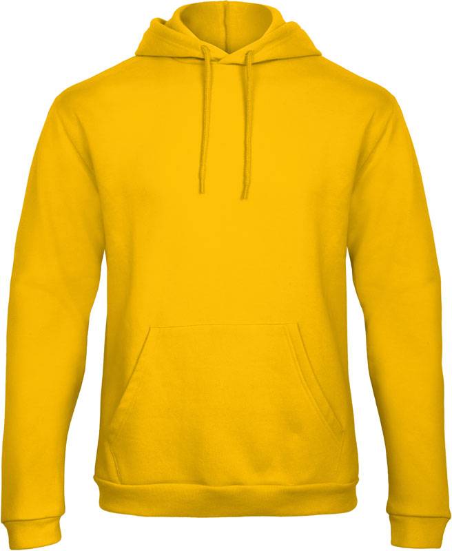 B&C | ID.203 50/50, Mikina s kapucí, žlutá gold, M