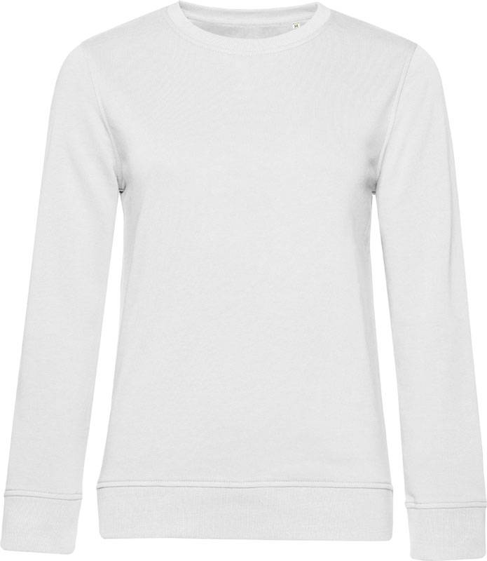B&C | Inspire Crew Neck /women, Dámská mikina, bílá, XS