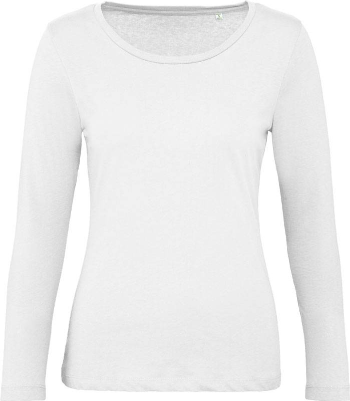 B&C | Inspire LSL T /women, Dámske tričko s dlhým rukávom, biela, L