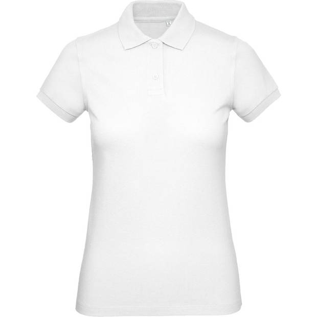 B&C | Inspire Polo /women, Dámske piqué polo z bio bavlny, biela, XS B&C | Inspire Polo /women, Dámske piqué polo z bio bavlny, biela, XS