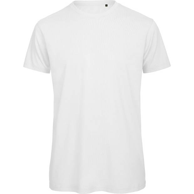 B&C | Inspire T /men, Pánské tričko Medium Fit z bio bavlny, bílá, S B&C | Inspire T /men, Pánské tričko Medium Fit z bio bavlny, bílá, S