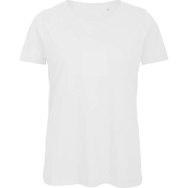 B&C | Inspire T /women, Dámské tričko Medium Fit z bio bavlny, bílá, XS B&C | Inspire T /women, Dámské tričko Medium Fit z bio bavlny, bílá, XS