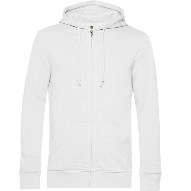 B&C | Inspire Zipped Hood, Pánska mikina s kapucňou, biela, XS B&C | Inspire Zipped Hood, Pánska mikina s kapucňou, biela, XS