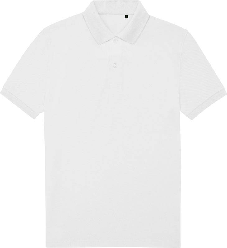 B&C | My Eco Polo 65/35, Piqué polo, biela, S