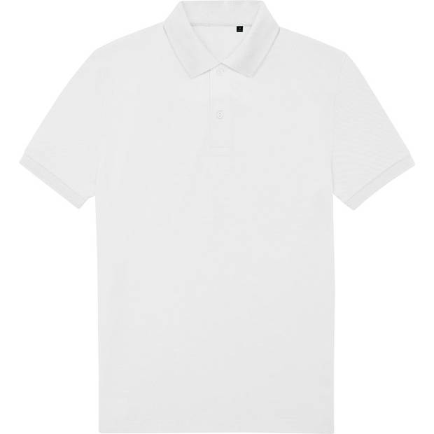 B&C | My Eco Polo 65/35, Piqué polo, bílá, S B&C | My Eco Polo 65/35, Piqué polo, bílá, S