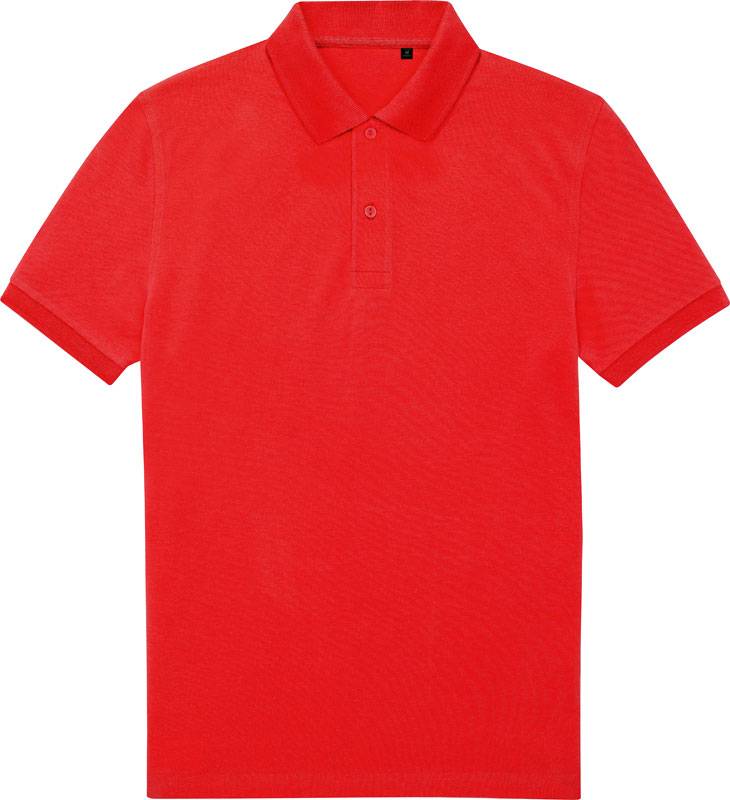B&C | My Eco Polo 65/35, Piqué polo, červená, M