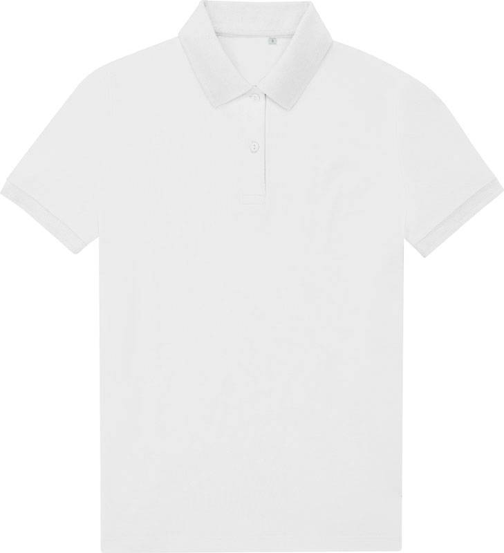 B&C | My Eco Polo 65/35 /women, Dámske piqué polo, biela, S